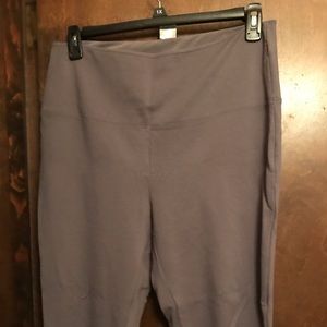 Grey stretch pants